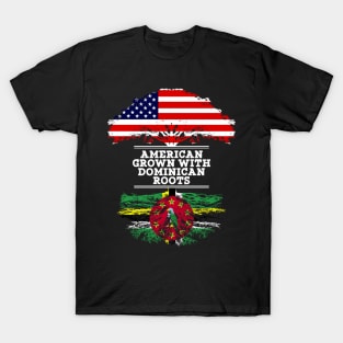 American Grown With Dominican Roots - Gift for Dominican From Dominica T-Shirt